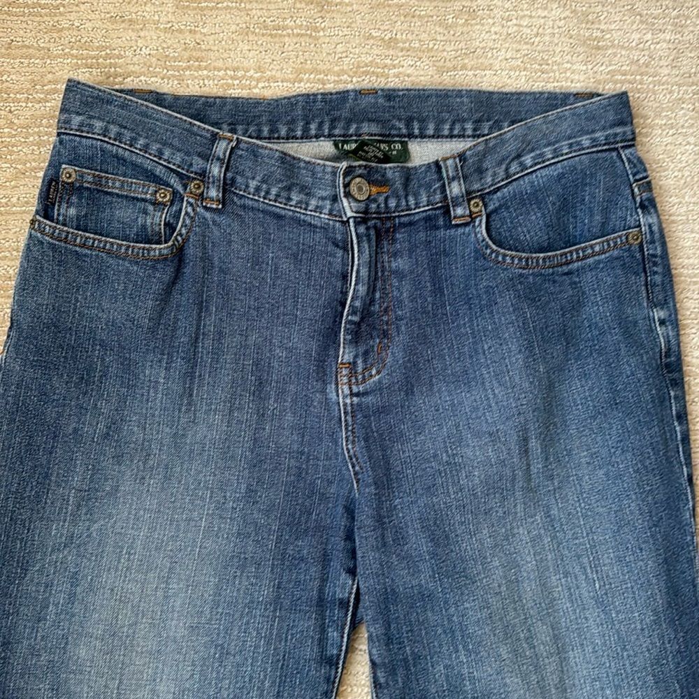Lauren Jeans Company Straight Leg Jeans, Size 6 - Picture 7 of 10